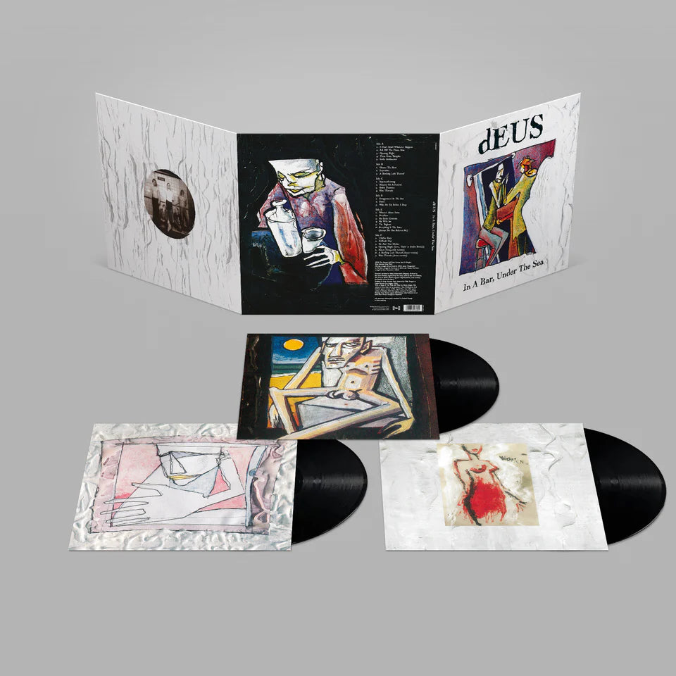 Image of Back Cover of 3xLP - NEW/NEW - DEUS, In A Bar, Under The Sea (30th Anniversary Edition) ([PIAS] Recordings Belgium; PIASB1043LP, Europe 2026 Reissue, Triple Gatefold, Deluxe Gatefold 3LP Black Vinyl with Printed Inner Sleeves), ,  - 1636109E