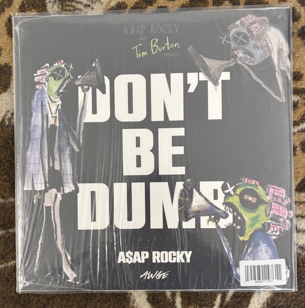Image of Back Cover of 2xLP - NEW/NEW - A$AP ROCKY, Don't Be Dumb (Columbia; 19958414761, Europe 2026, 2 Inners & Insert & Booklet, Black and White Vinyl), ,  - 1516217C