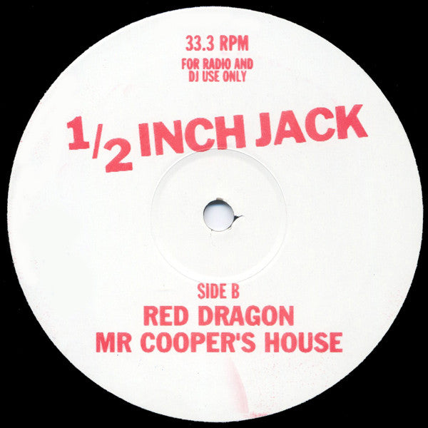 Image of Back Cover of 12" - /G+ - 1/2 INCH JACK, Filthy Cow (1/2 Inch Jack ; HALFINCH03, UK 2005), Plays with light crackle. Some marker pen on label,  - 0926003E