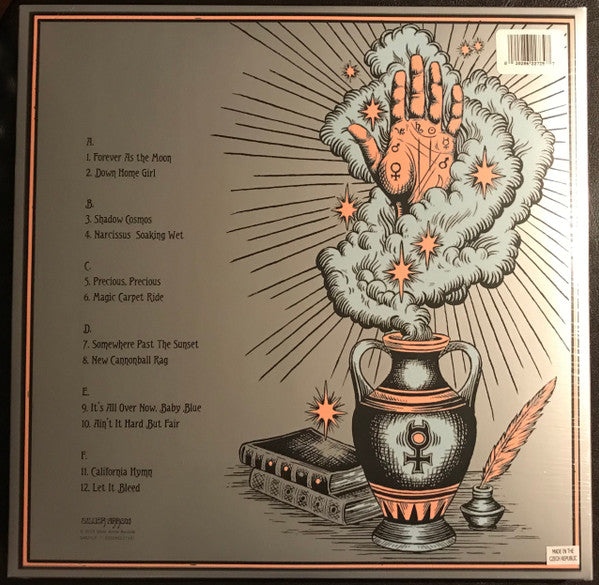 Image of Back Cover of LP - VG/VG+ - THE CHRIS ROBINSON BROTHERHOOD, Betty's Midwestern Magick Blends Vol. 4 (Silver Arrow; SAR20LP, US 2018, Triple Gatefold, 3 Inners, Baby Blue Vinyl), Light wear to bottom edge of sleeve only. ,  - 0916116C