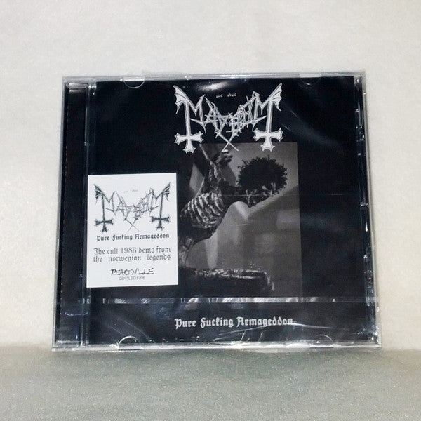 Image of Front Cover of CD - VG+/VG+ - MAYHEM, Pure Fucking Armageddon (Peaceville ; CDVILED1206, UK & Europe 2024, Booklet), ,  - 0956028S