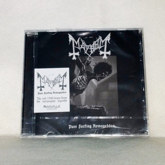 Image of Front Cover of CD - VG+/VG+ - MAYHEM, Pure Fucking Armageddon (Peaceville ; CDVILED1206, UK & Europe 2024, Booklet), ,  - 0956028S