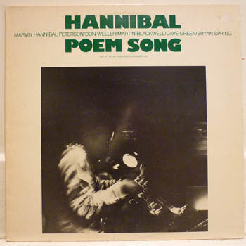 Image of Front Cover of LP - VG+/VG+ - HANNIBAL, Poem Song (Mole Jazz; MOLE 6, UK 1981), ,  - 0926108E