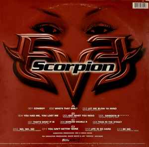 Image of Back Cover of 2xLP - G+/VG - EVE, Scorpion (Interscope Records; 0694908451, US 2001, Insert), Sleeve has large crease lines at corners,  - 2516324C