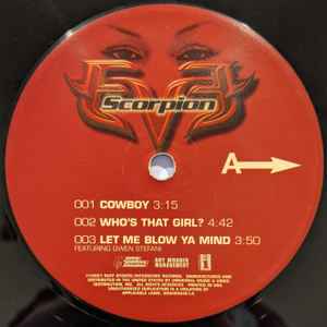 Image of Label Cover of 2xLP - G+/VG - EVE, Scorpion (Interscope Records; 0694908451, US 2001, Insert), Sleeve has large crease lines at corners,  - 2516324C