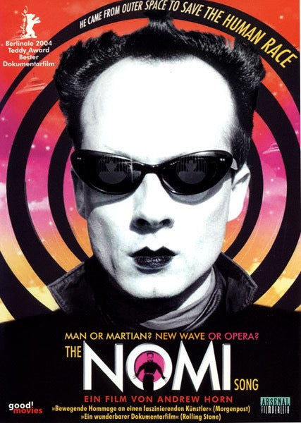 Image of Front Cover of DVD - VG+/VG+ - KLAUS NOMI, The Nomi Song (Arsenal Filmverleih; 78338, Germany 2005), ,  - 0936056E