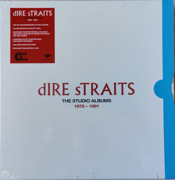 Image of Front Cover of 8xLP - EX/M - DIRE STRAITS, The Studio Albums 1978 - 1991 (Mercury; 0602537529193v, Europe 2020 Reissue, Box Set), Still SEALED In Stickered Shrinkwrap,  - 0916174C