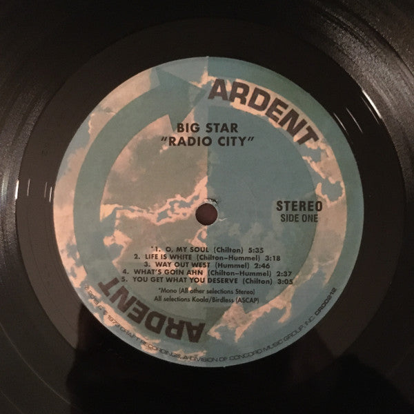 Image of Label Cover of LP - VG+/VG+ - BIG STAR, Radio City (Ardent Records; ADS-1501, US 2020 Reissue, Tip-on Sleeve, 180 Gram Vinyl), Sleeve still in hype stickered shrinkwrap,  - 2816339C