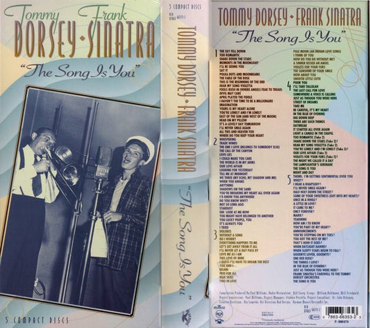 Image of Front Cover of 5xCD - VG+/VG - TOMMY DORSEY & FRANK SINATRA, The Song Is You (RCA; 07863 66353-2, Europe 1994, Box Set, Booklet), ,  - 0916181C