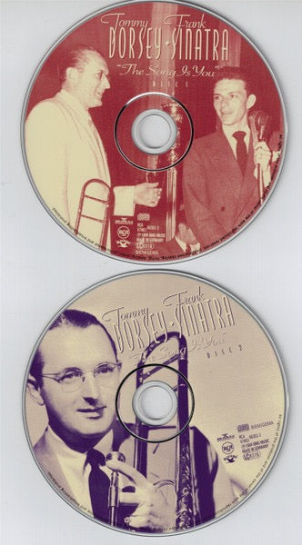 Image of Back Cover of 5xCD - VG+/VG - TOMMY DORSEY & FRANK SINATRA, The Song Is You (RCA; 07863 66353-2, Europe 1994, Box Set, Booklet), ,  - 0916181C