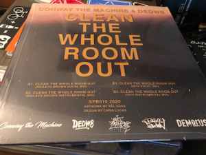 Image of Back Cover of 12" - VG+/VG+ - CONWAY THE MACHINE & DEDW8*, Clean The Whole Room Out (Split Prophets Records; SPR016, UK 2020, Picture Sleeve), ,  - 0946199S