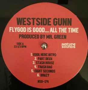 Image of Label Cover of 12" - VG+/VG+ - WESTSIDE GUNN, FLYGOD Is Good  All The Time (Nature Sounds ; NSD-174, USA & Europe 2018, Picture Sleeve), still in shrink opened w/ hyper sticker intact ,  - 0946200S