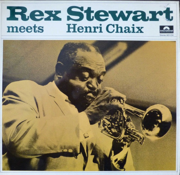 Image of Front Cover of LP - VG+/VG - REX STEWART, HENRI CHAIX, Rex Stewart Meets Henri Chaix (International Polydor Production; 623 234, Germany 1966, Laminated Sleeve), Strong VG,  - 0916228C