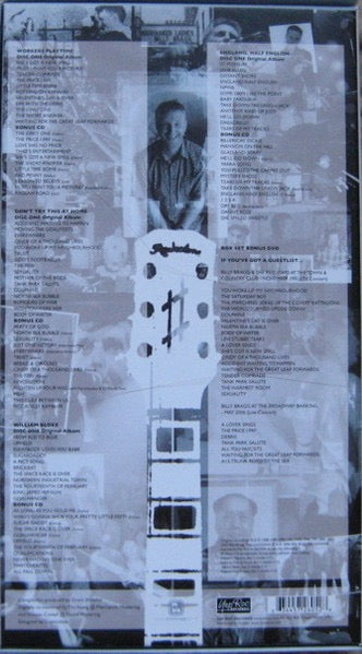 Image of Back Cover of 8xCD - VG+/VG+ - BILLY BRAGG, Volume II (Yep Roc Records; YEP-2605, US 2006, Box Set, Booklet, With DVD), ,  - 3616049C