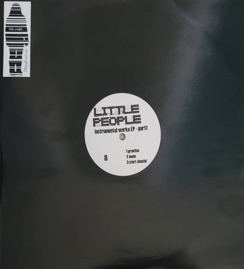 Image of Front Cover of 12" - /VG - LITTLE PEOPLE, Instrumental Works EP (Not On Label; none, UK 2003, Stickered Plain Sleeve), ,  - 0926226E