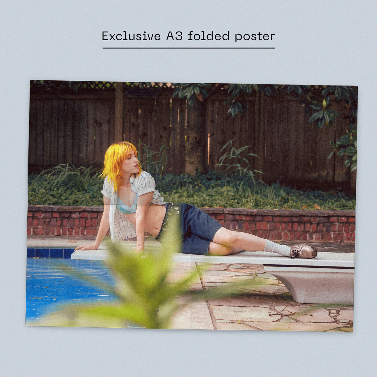 Image of Label Cover of 2xLP - NEW/NEW - HAYLEY WILLIAMS, Ego Death At A Bachelorette Party - Dinked Edition (Post Atlantic; PA001LP-C12, UK 2026 Reissue, Gatefold, 2 Inners, Poster, Light blue swirl "Vasalisa" Vinyl, Hand Numbered Dinked Edition, Alternative artwork, full colour photography gatefold sleeve. Limited edtition of 7,000, PARAMORE), , Released on 7th November 2025 - Ego Death At A Bachelorette Party was a standout album last year and puts Hayley Williams  full range on display.  Mirtazapine  is