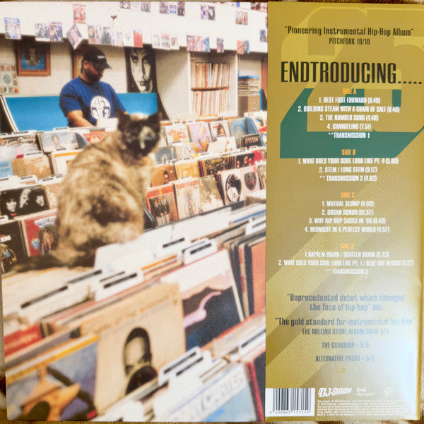 Image of Back Cover of 2xLP - NEW/NEW - DJ SHADOW, Endtroducing..... ([PIAS]; PIASC1061DLP, Europe 2024 Reissue, Gatefold, 2 Inners, With Obi, 25th Anniversary Half-Speed Master Edition), ,  - 2736053E