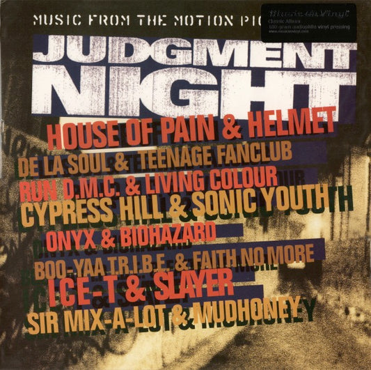 Image of Front Cover of LP - VG+/VG+ - VARIOUS, Judgment Night (Music From The Motion Picture) (Music On Vinyl ; MOVLP232, Europe 2010 Reissue, 180 Gram Vinyl), ,  - 0956312S