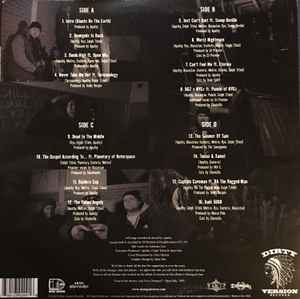 Image of Back Cover of 2xLP - VG+/G+ - DEMIGODZ, KILLmatic (Dirty Version Records; DRV-105-LP, US 2013), Very strong G+. Light, whispy marks either side of both discs due to storage. Very slight Static throughout.,  - 0946230S