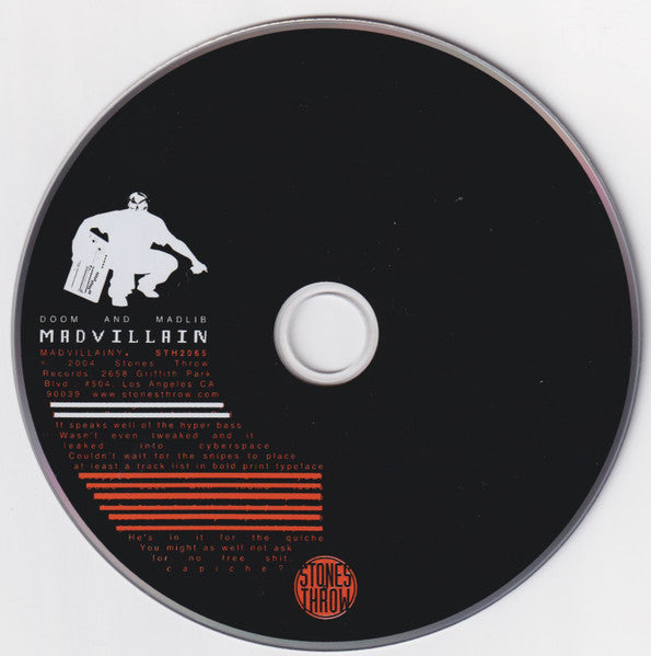 Image of Label Cover of CD - NEW/NEW - MADVILLAIN, Madvillainy (Stones Throw Records; STH2065, US 2016 Reissue, Jewel Case), ,  - 3016300C