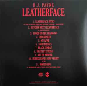 Image of Back Cover of LP - EX/EX - R.J PAYNE, Leatherface (de Rap Winkel Records; DRW036, Netherlands 2019), Opened in store.,  - 0946326S