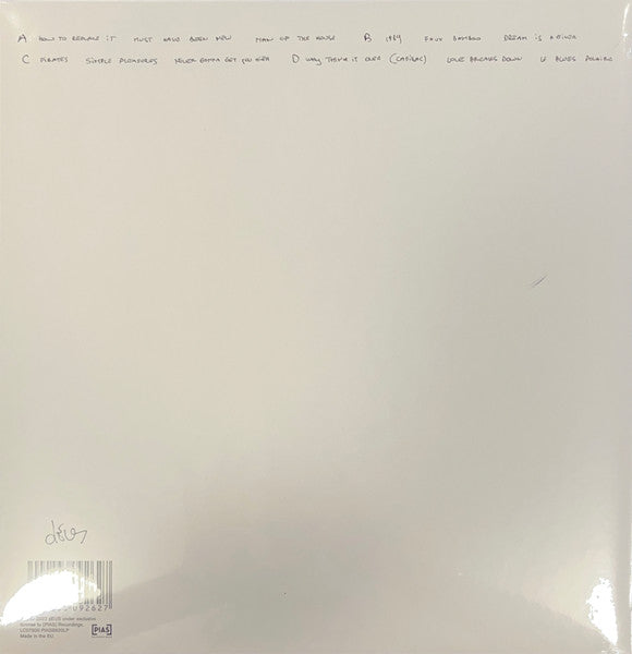 Image of Back Cover of 2xLP - VG+/EX - DEUS, How To Replace It ([PIAS] Recordings; PIASB820LP, Europe 2023, Gatefold, 2 Inners, Black Vinyl), No shrink/hype sticker.,  - 0916368C