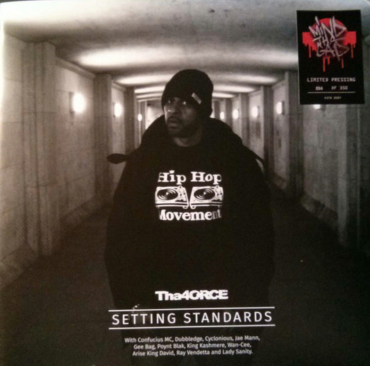 Image of Front Cover of LP - VG+/VG - THA 4ORCE, Setting Standards (King Of The Beats; KOTB 0009, UK 2017, Insert and Lyric Book, Grey Marbled Vinyl, Numbered), 319/350.,  - 0946285S