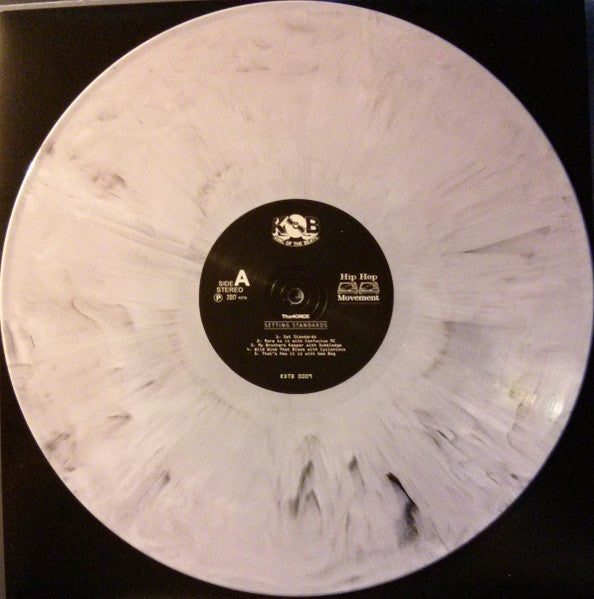 Image of Label Cover of LP - VG+/VG - THA 4ORCE, Setting Standards (King Of The Beats; KOTB 0009, UK 2017, Insert and Lyric Book, Grey Marbled Vinyl, Numbered), 319/350.,  - 0946285S