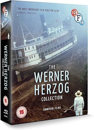 Image of Back Cover of 8xBlu-Ray - VG+/VG+ - WERNER HERZOG, The Werner Herzog Collection (BFI; BFIB1192,  2014, Box Set), Strong VG+,  - 0956128S