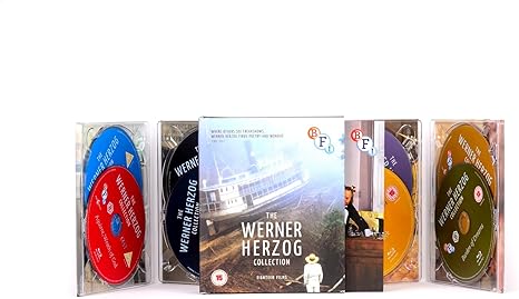 Image of Label Cover of 8xBlu-Ray - VG+/VG+ - WERNER HERZOG, The Werner Herzog Collection (BFI; BFIB1192,  2014, Box Set), Strong VG+,  - 0956128S