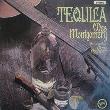 Image of Front Cover of LP - VG/G+ - WES MONTGOMERY, Tequila (Verve Records; SVLP 9143, UK 1966, Laminated Front Flipback Sleeve, Stereo), Marks on disc that don't affect play. Plays above grade. Some writing on back of sleeve.,  - 2026101E