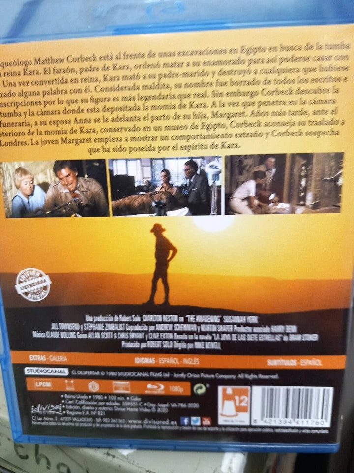 Image of Back Cover of Blu-Ray - VG+/VG+ - MIKE NEWELL, El Despertar (Studiocanal; , Europe 2020), Strong VG+,  - 0956134S