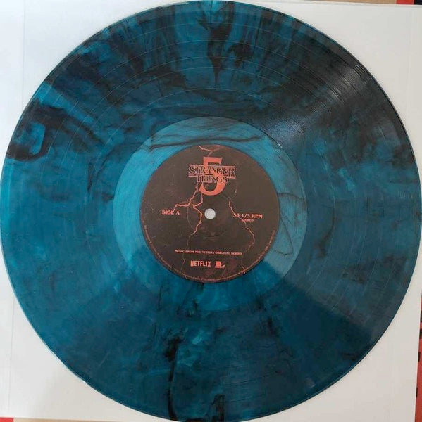 Image of Label Cover of LP - EX/VG+ - VARIOUS ARTISTS, Stranger Things: Soundtrack From The Netflix Series, Season 5 (Legacy; 19958408091, Europe 2026, Inner, Sea Blue Smoke Vinyl), Still in hype stickered shrinkwrap,  - 0926357E