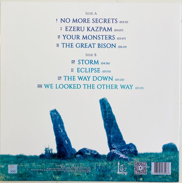 Image of Back Cover of LP - NEW/NEW - LUNAR AND THE DECEPTION, The Somnambulist (X-Ray Sound; XRAYPL001, 	UK & Ireland 2026, Inner, Numbered Limited Edition of 300, Flashback Exclusive Signed Copy), , After a five-year hiatus, UK darkwave outfit Lunar & The Deception are set to release their debut album The Somnambulist (sohm-nam-byuh-list, "the sleepwalker") on March 6th, 2026 - a long-awaited record that bridges the personal and political through haunting soundscapes and uncompromising vision.Five years