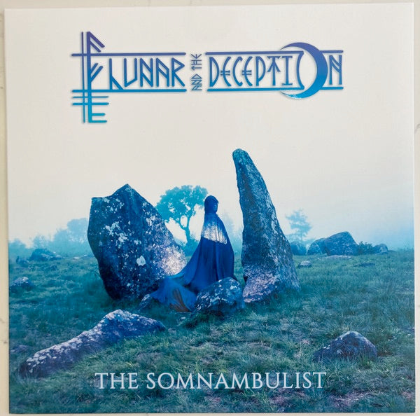 Image of Front Cover of LP - NEW/NEW - LUNAR AND THE DECEPTION, The Somnambulist (X-Ray Sound; XRAYPL001, 	UK & Ireland 2026, Inner, Numbered Limited Edition of 300, Flashback Exclusive Signed Copy), , After a five-year hiatus, UK darkwave outfit Lunar & The Deception are set to release their debut album The Somnambulist (sohm-nam-byuh-list, "the sleepwalker") on March 6th, 2026 - a long-awaited record that bridges the personal and political through haunting soundscapes and uncompromising vision.Five year