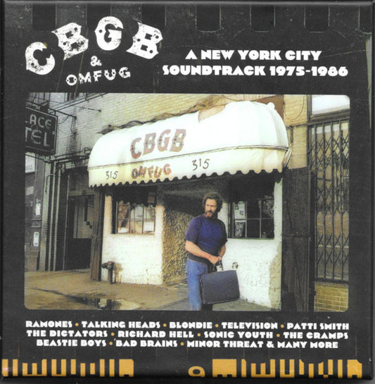 Image of Front Cover of 4xCD - M/M - VARIOUS, CBGB & OMFUG - A New York City Soundtrack 1975-1986 (Cherry Red; CRCD4BOX204, UK 2026, Box Set, Booklet), Still SEALED In Shrinkwrap,  - 4136105E