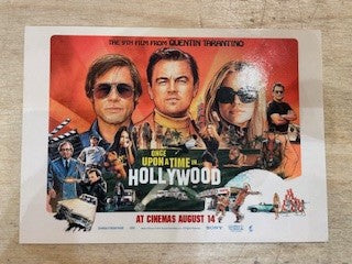 Image of Back Cover of Blu-Ray - VG+/VG+ - QUENTIN TARANTINO, Once Upon A Time In Hollywood (Sony Pictures; 11414471-1, Europe 2019, Steelbook, With Odeon Leicester Square Cinema Ticket), ,  - 0916548C