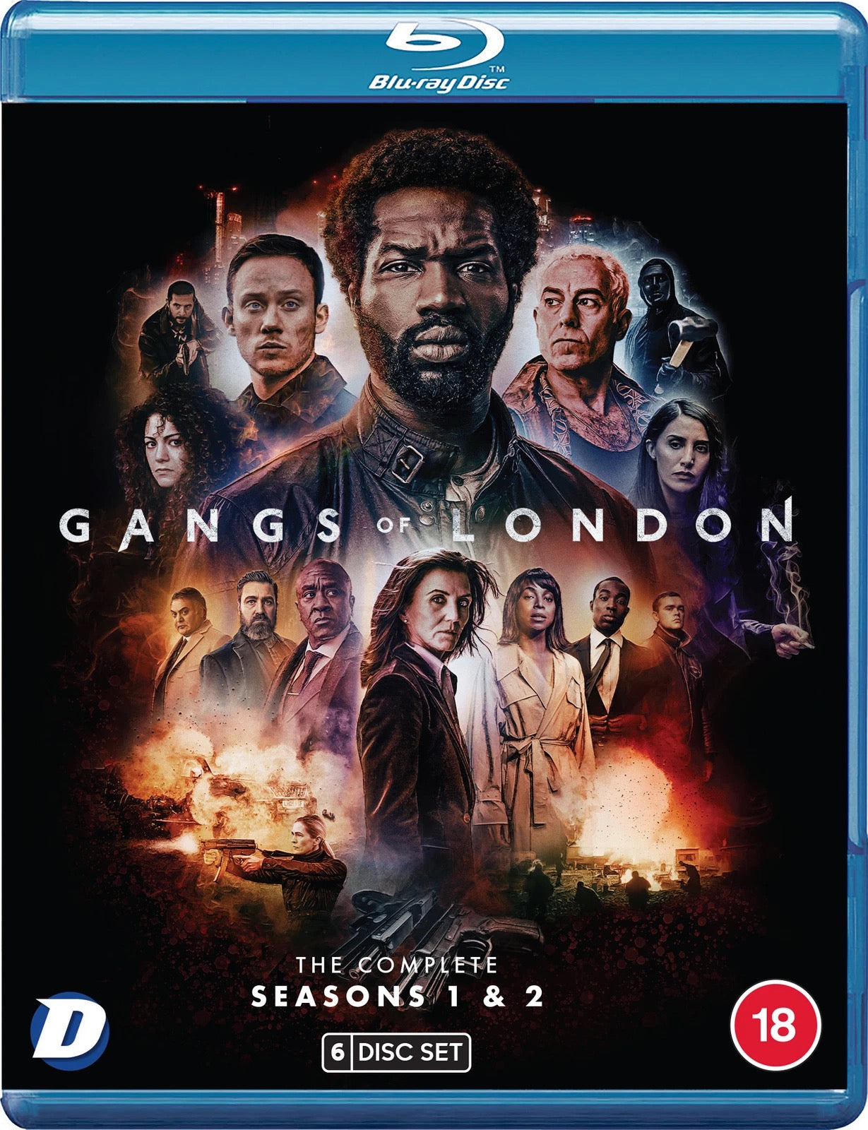 Image of Front Cover of 6xBlu-Ray - VG+/VG+ - CORIN HARDY, Gangs Of London, the Complete Seasons 1 & 2 (Dazzler; DAZB1163, Germany 2022), ,  - 0936193E