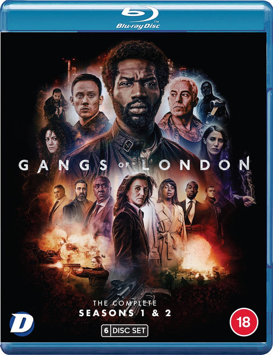 Image of Front Cover of 6xBlu-Ray - VG+/VG+ - CORIN HARDY, Gangs Of London, the Complete Seasons 1 & 2 (Dazzler; DAZB1163, Germany 2022), ,  - 0936193E