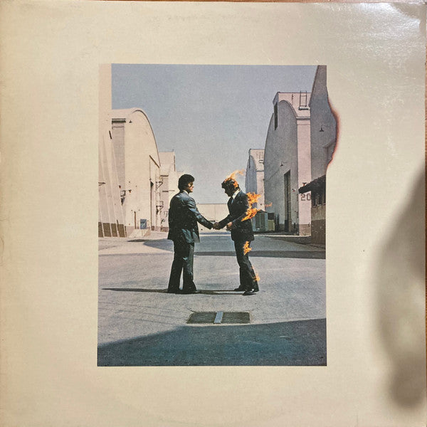 Image of Front Cover of LP - VG/VG - PINK FLOYD, Wish You Were Here (Harvest; SHVL 814, UK 1975, Side Opening Inner With 3 Cut Corners), Hairlines & light marks, edge & ring wear,  - 3046291S