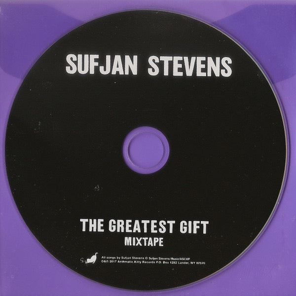 Image of Label Cover of CD - VG+/VG+ - SUFJAN STEVENS, The Greatest Gift (Mixtape) (Asthmatic Kitty Records; AKR134, US 2018 Reissue, Fold Over Sleeve), ,  - 0916400C