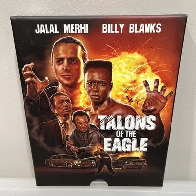 Image of Front Cover of Blu-Ray - VG+/VG+ - MICHAEL KENNEDY, JALAL MERHI, Talons of The Eagle (Vinegar Syndrome; VSA22, US , Slipcase, Poster, All Regions), ,  - 1036017E