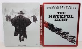 Image of Front Cover of Blu-Ray - VG+/VG - QUENTIN TARANTINO, The Hateful Eight (Anchor Bay Entertainment; BD64386, US 2016, Steelbook, Info Sheet), ,  - 1016058C