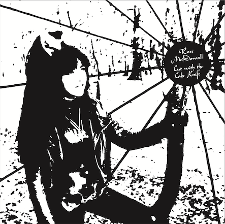 Image of Front Cover of LP - NEW/NEW - ROSE MCDOWALL, Cut With the Cake Knife (Night School; LSSN027DE, UK 2026 Reissue, Numbered Obi Strip and Gold Foil Sticker, 12x24 Insert, Signed Risograph Poster, Red and Black Marbled Vinyl. Limited Edition of 500, Dinked Edition No A.30), ,  - 9102011E