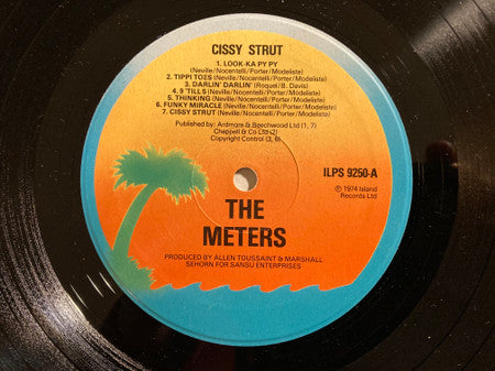 Image of Label Cover of LP - VG+/VG+ - THE METERS, Cissy Strut (Island Records; ILPS 9250, UK ), ,  - 1046083S