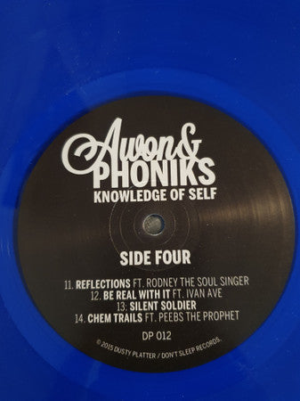 Image of Label Cover of 2xLP - EX/VG+ - AWON & PHONIKS, Knowledge Of Self (Dusty Platter; DP 012, UK 2015), Lightest of marks.,  - 1026099E