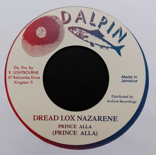 Image of Front Cover of 7" - /EX - PRINCE ALLA, Dread Lox Nazarene (Dalpin; AR7058, UK 2023 Reissue), ,  - 1056031S