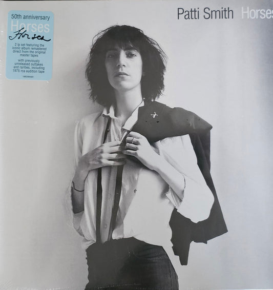 Image of Front Cover of 2xLP - NEW/NEW - PATTI SMITH, Horses (Arista; 19802905581, Worldwide 2025 Reissue, Gatefold, 2 Inners, Remastered, 50th Anniversary), ,  - 6016112C