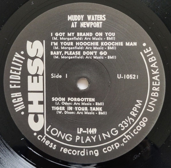 Image of Label Cover of LP - NEW/NEW - MUDDY WATERS, Muddy Waters At Newport 1960 (Chess; LP-1449,  2021 Reissue, Stereo, 180g Vinyl), ,  - 1036103E