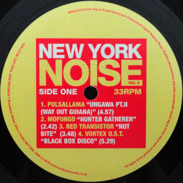 Image of Label Cover of LP - VG+/VG+ - VARIOUS ARTISTS, New York Noise Vol. 2 (Music From The New York Underground 1977-1984) (Soul Jazz Records ; SJR LP126, UK 2005, No Inners), Strong VG+, NO INNERS,  - 1026264E